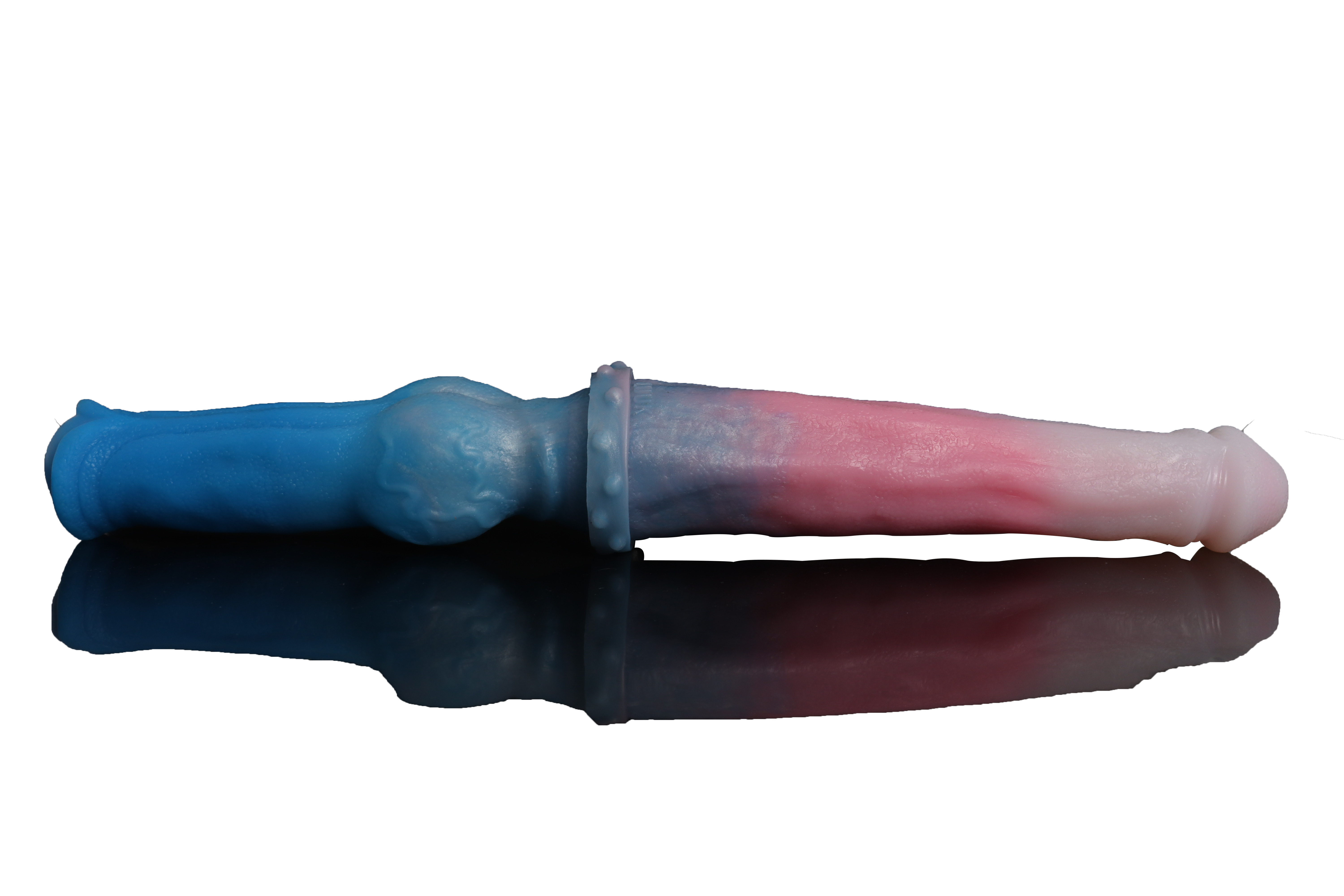LUUK|上古神獸陽具系列 馬卡龍嫣紅 雙頭龍 40cm