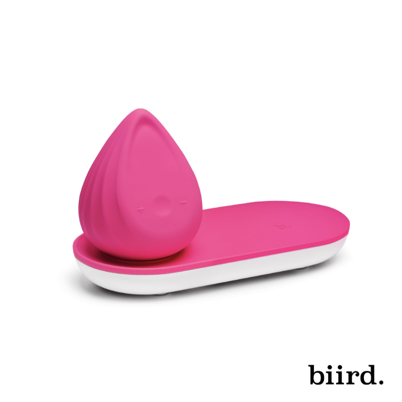 Biird|荷蘭 Evii Rose Berry 柔軟外陰震動器 (覆盆莓)