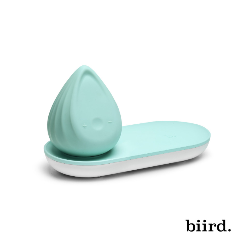 Biird|荷蘭 Evii Mint Green 柔軟外陰震動器 (薄荷綠)