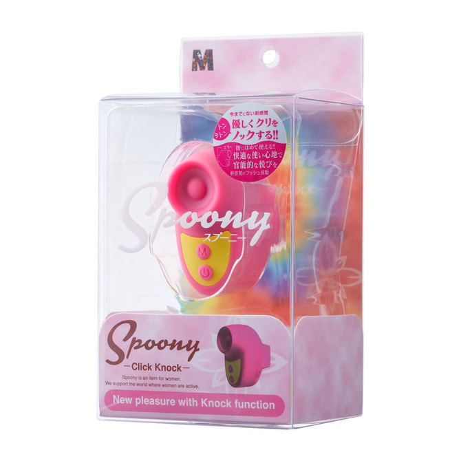 World|Spoony Click Knock Pink 陰蒂震動器