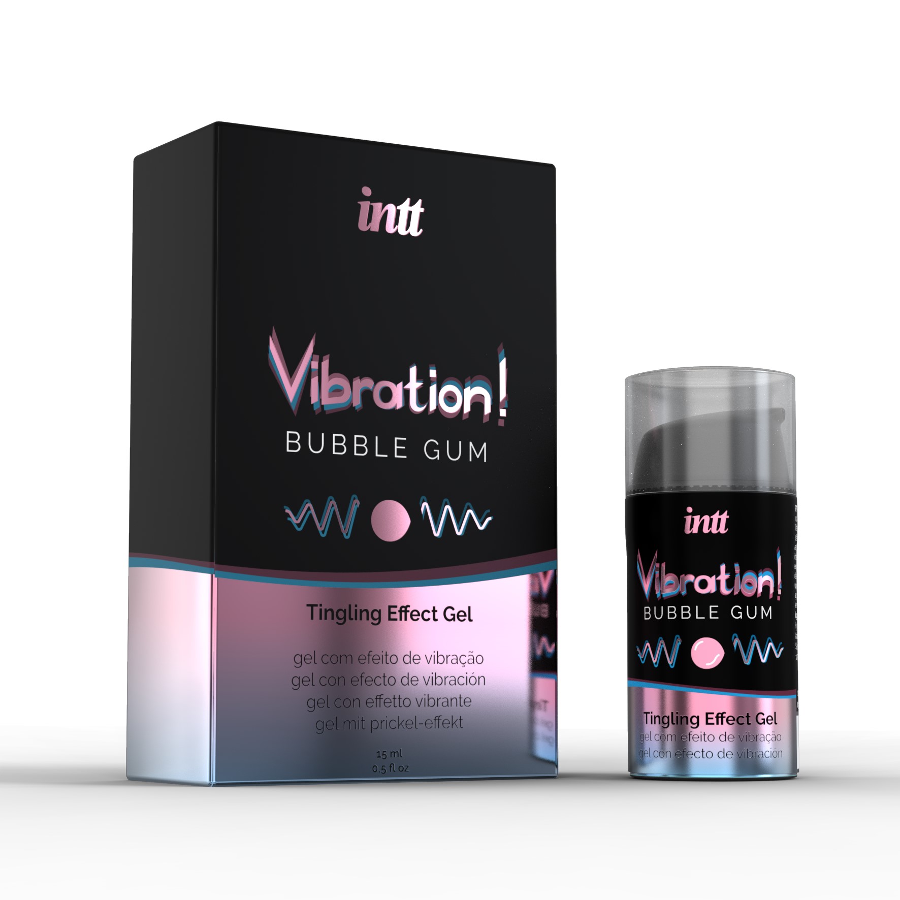 巴西Intt｜VIBRATION BUBBLE GUM 快感增強液 15ml (泡泡糖 可口交)