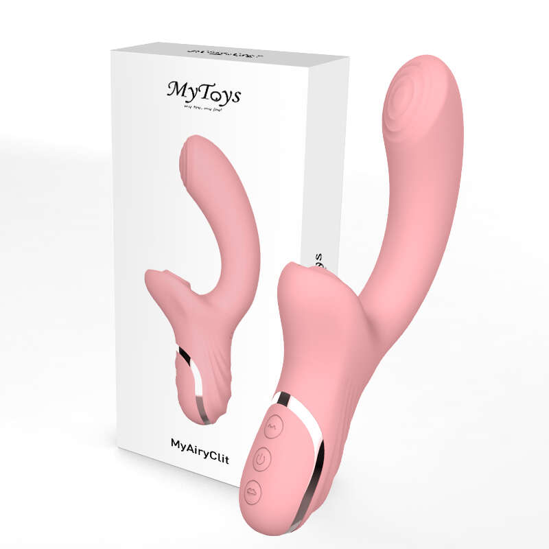 Mytoys|德國 MyAiryClit 雙重刺激吸啜 電動按摩棒 - 粉色