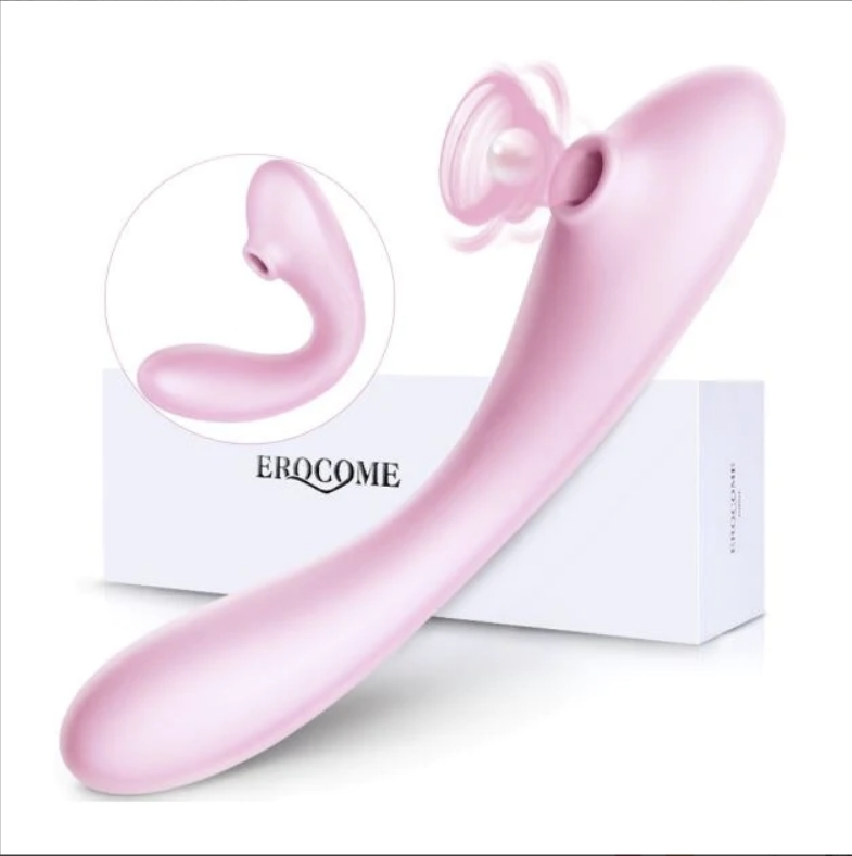 EROCOME|伊珞 仙女座 Andromeda 吮吸震動雙用 電動按摩棒 - 粉紅色