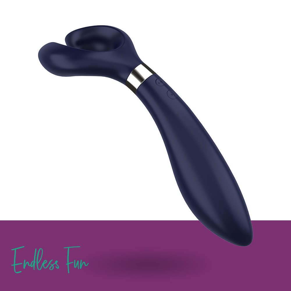 Satisfyer|德國 Endless FunY 字震動器 電動按摩棒 - 藍色