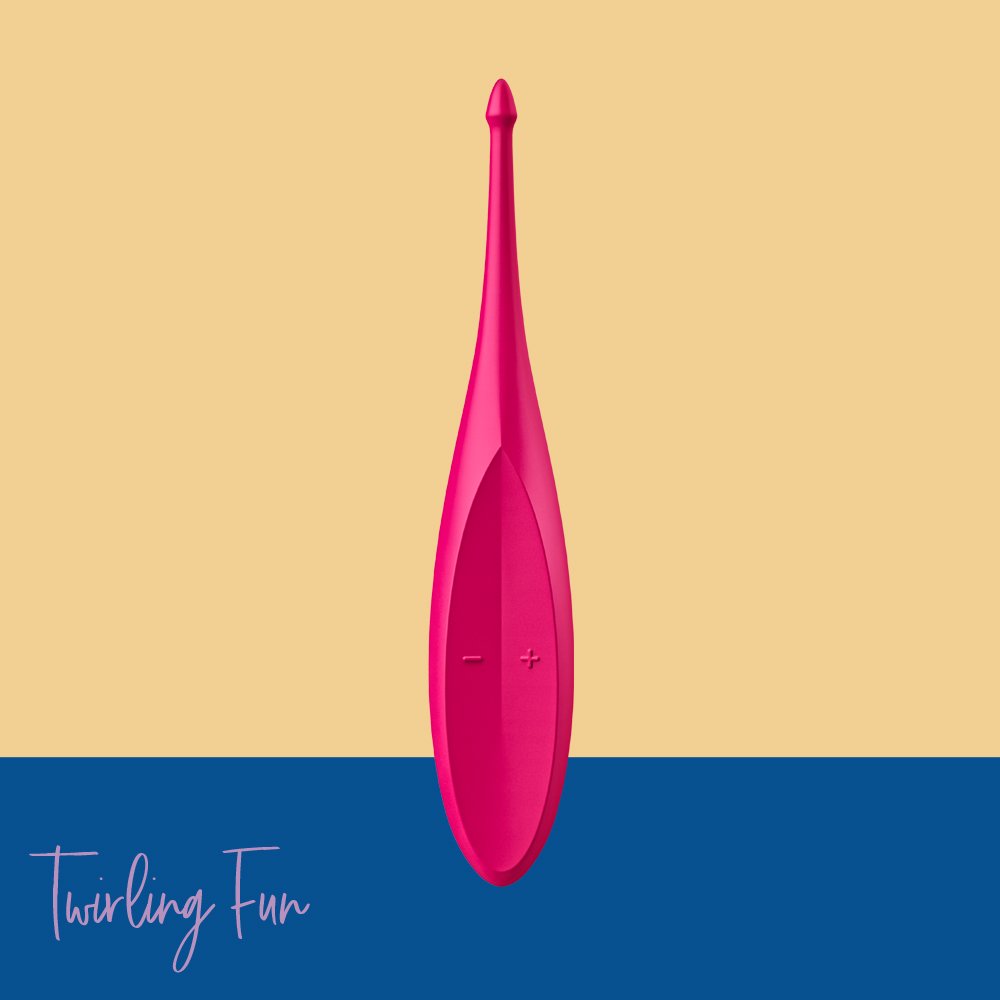Satisfyer|德國 Twirling Fun 陰蒂震動器 震動跳蛋 - 桃紅