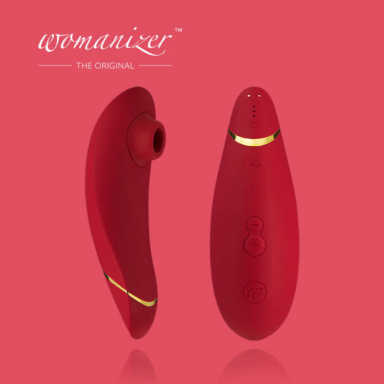 Womanizer|Premium 陰蒂刺激 吸吮愉悅器 - 玫瑰紅