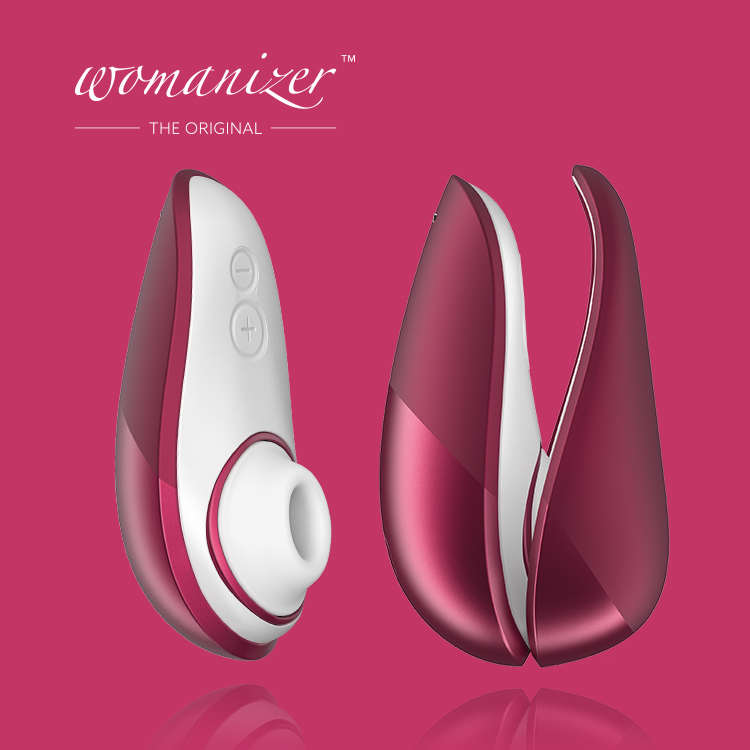 Womanizer|Liberty 玩美女人 吸吮愉悅器 - 酒紅