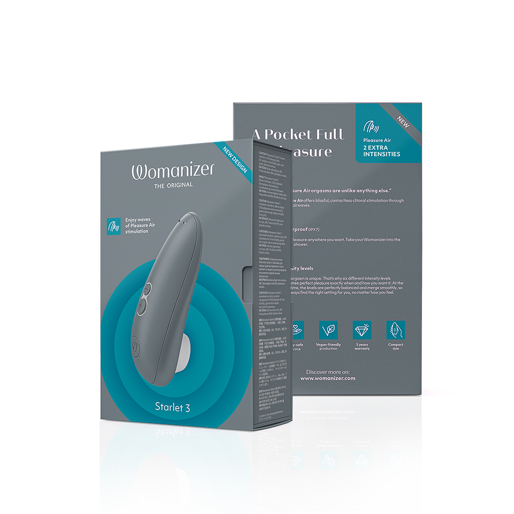 Womanizer|德國 Starlet 3 吸吮愉悅器 吸吮跳蛋 - 灰