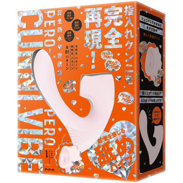 EXE|完全防水 舌舐挿入 PEROPERO CUNNI VIBE 電動舌舔跳蛋 - 粉色