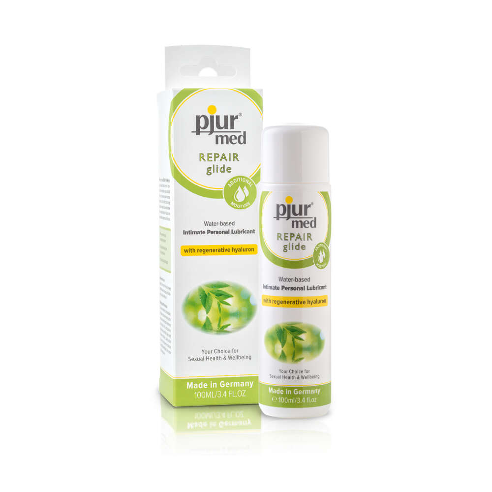 德國PJUR|碧宜潤 med REPAIR glide 專業抗敏修護水性潤滑液 - 100ml